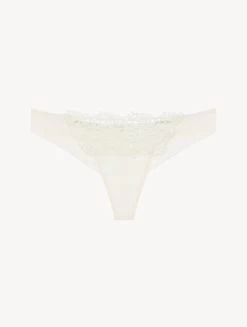 Off-white Thong With Macramé