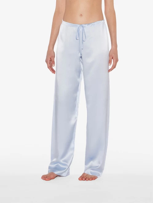 Azure Silk Pajama Set - Image 4