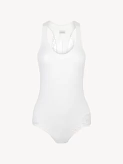 White Cotton Bodysuit