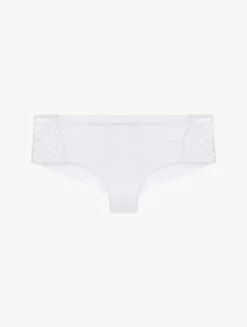 White Cotton Hipster Briefs