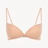 Push-up Bra In Sand Stretch Tulle