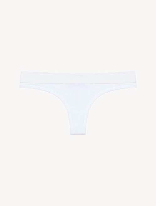 Thong In White - Online Exclusive
