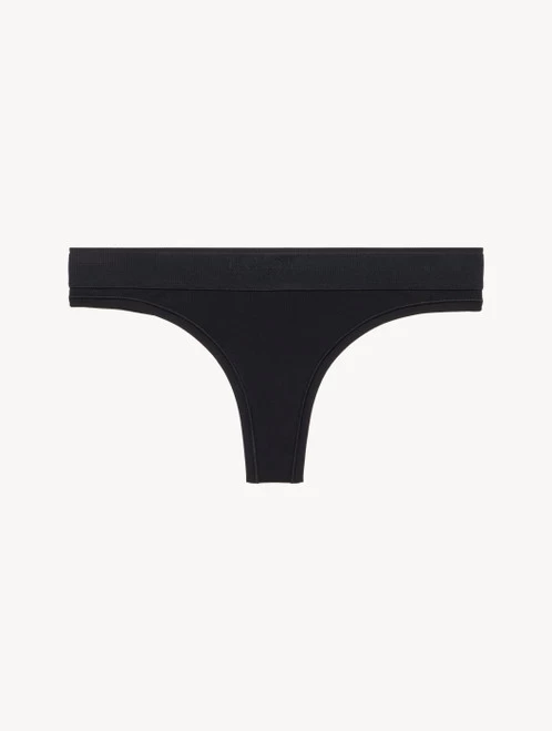 Thong In Black - Online Exclusive