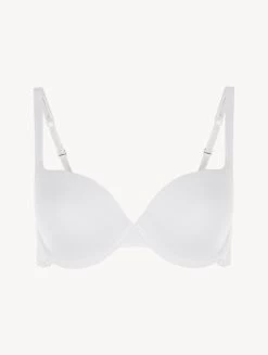 White Cotton T-shirt Bra