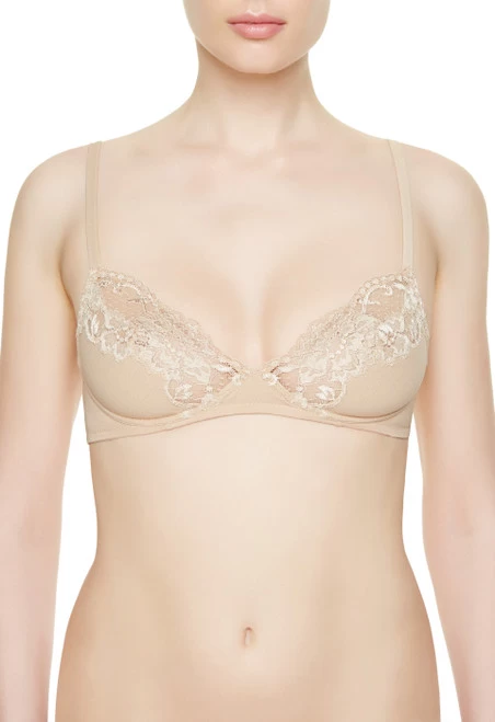 Nude Cotton Non-wired Bra - Image 2