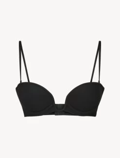 Black Underwired Padded Bandeau U-bra
