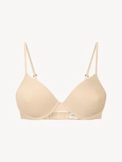 Latte-coloured Underwired Non-padded Bra