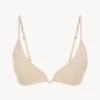 Latte-coloured Non-wired Padded Triangle V-bra
