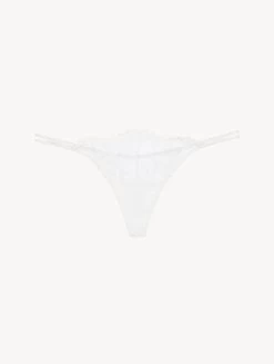 Off-white Leavers Lace Thong