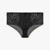 Black Lace High-waisted Brief
