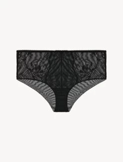 Black Lace High-waisted Brief