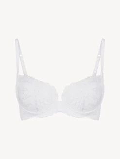 White Lace Balconette Bra