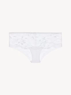 White Lace Boyshort Brief
