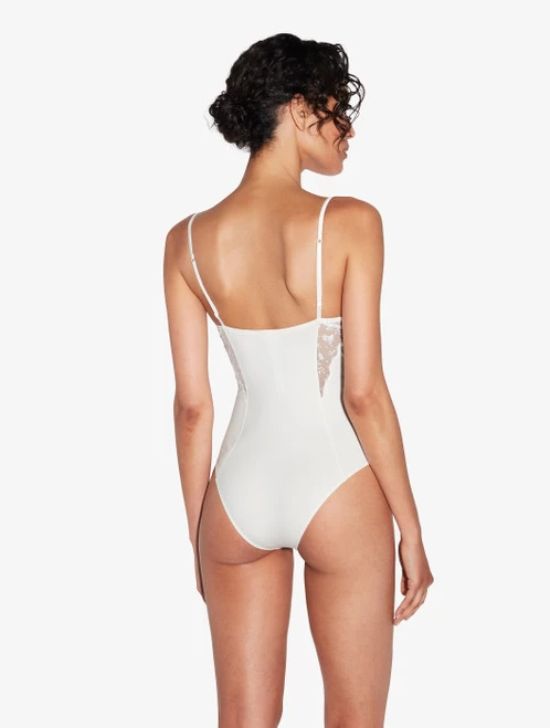 Bodysuit In Lys With Embroidered Tulle - Image 3