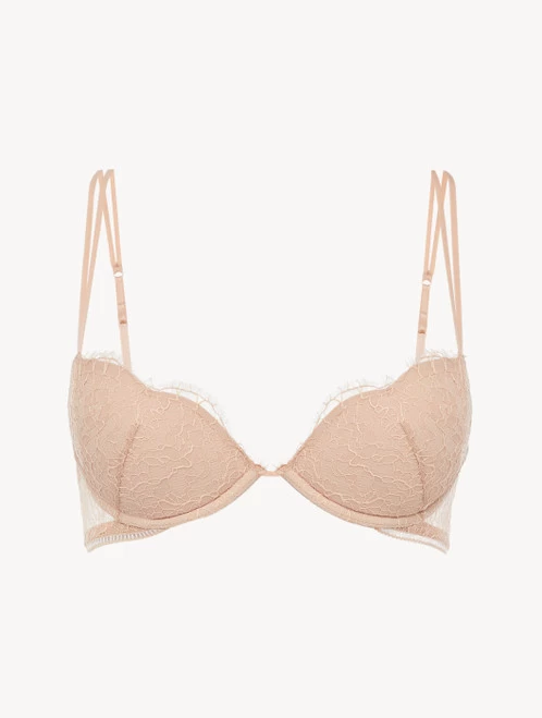 Push-up Bra With Lace In Oak Blush