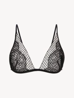 Triangle Bra With Leavers Lace