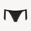 Bikini Brief In Black With Beading