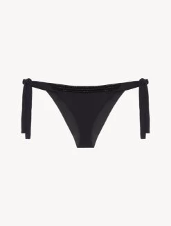 Bikini Brief In Black With Beading
